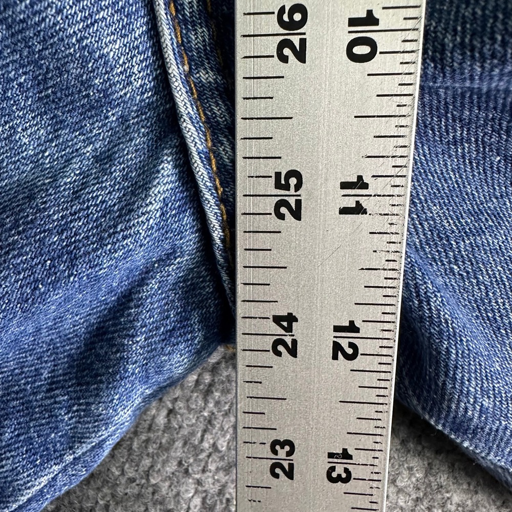 Nautica Carpenter Jeans Mens Size 34 Blue Relaxed Straight Leg Logo Tape Utility - Picture 5 of 9